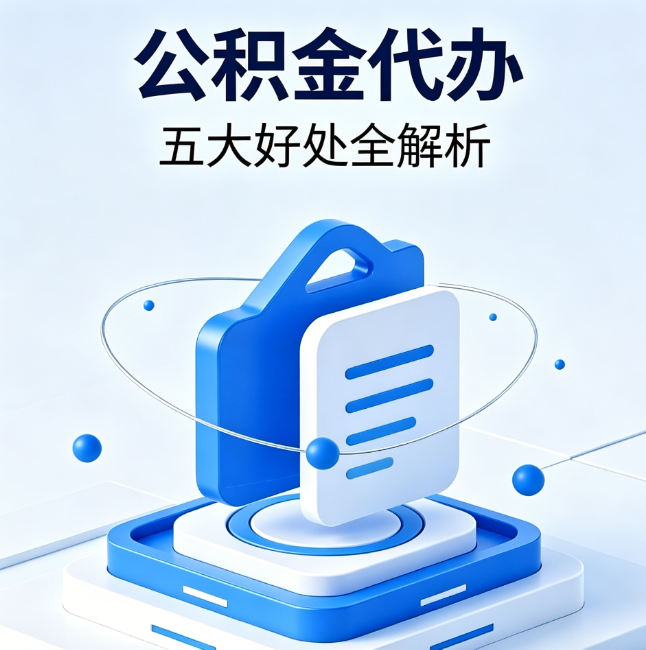 那曲公积金代办到底值不值?这5大好处让你少走弯路